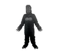 Men's Full Gorilla Costume - Fur Monkey Mascot with Mascot Hands and Feet for Halloween Cosplay Party Carnival