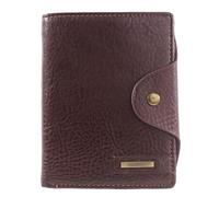 Men'S Full Grain Leather Wallet, Passport Wallet, Bifold Vertical With Design Classic, Slim And Secure, Quality Button Closure, Perfect For Daily Use And Travel