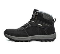 Men's Full hot Hiking Waterproof Workwear Boots Big Toe Couple Plus Velvet Shoes(Black,13.5)