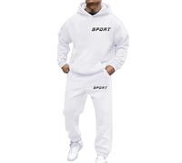 Mens Full Tracksuit Set Striped Pullover Hoodie Casual Hoody Top Fleece Joggers Gym Jogging Bottoms Jogger Sets Matching Sherpa Hoodie and Sweatpants Holiday Clothes (Tracksuit Mens Full Set,3XL)