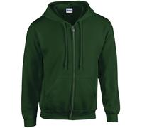 Men's Full Zip Hooded Sweatshirt 18600 - Gildan Heavy Blend Hood With Drawstring