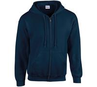 Men's Full Zip Hooded Sweatshirt 18600 - Gildan Heavy Blend Hood With Drawstring