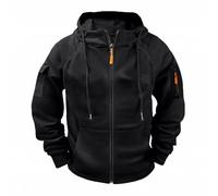 Mens Full Zip Hoodie Work Mens Outdoor Hoodies Plain Long Sleeve Sweatshirt Soft Fleece Pullover Thermal Combat Jackets Comfy Warm Sweatshirt For Tactical Hoody For Casual Wear & Workout