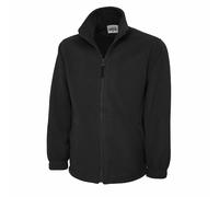Uneek UX5 - UX Full Zip Fleece Black Size: 3XL Colour: Black, Size: 3X 3XL