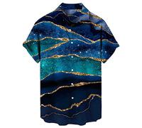 Mens Funky Hawaiian Short Sleeve Flower Pineapple Bird Print Button Down Beach Shirts, Leather Jacket, Henley T Shirts, Christmas