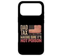 Mens Funny Dad Tax Making Sure Its Not Poison Fathers Day Case for iPhone 17 Pro Max