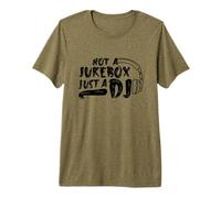 Mens Funny Disc Jockey Outfit - Not A Jukebox Just A DJ Premium T-Shirt