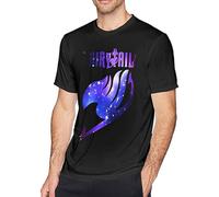 Men's Funny Fairy Tail Logo Short Sleeve T-Shirt Adult Shirt Shirts M Black