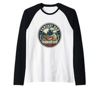 Mens Funny Fantasy Dad Gamer RPG Story Player Father's Day Raglan Baseball Tee