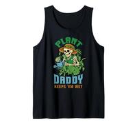 Mens Funny Gardening Dad Plant Daddy Keeps Them Wet Gardener Tank Top