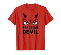 Men's Funny Handsome Devil Halloween Costume Red Devils T-Shirt