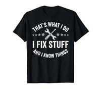 Men's Funny I fix Stuff T-Shirt Mechanic Engineer Garage Tee T-Shirt