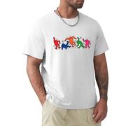 Men's Funny Kei%th Har%ing T-Shirt Short Sleeve T-Shirt Black Medium White