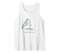 Mens Funny Mens Wing Foil Guy Design Wing Foilboarding Tank Top