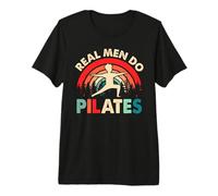 Mens Funny Pilates - Real Men do Pilates Premium T-Shirt