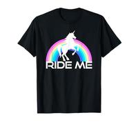 Mens Funny Retro Ride Me Unicorn Adult Humor Men Women Gift T-Shirt