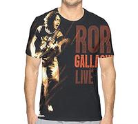Men's Funny Rory-Gallagher Short Shirt Tees White