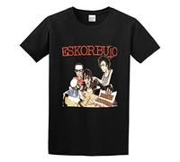 Men's Funny Sayings Eskorbuto Short Sleeve T-Shirt L Black
