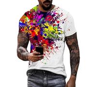 Men's Funny Sheep 3D Printed T-Shirt Short Sleeve Crew Neck Comfortable T-Shirt Summer Top Streetwear Oversized T-Shirts