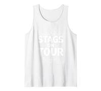 Mens Funny Stags on Tour 2026 Bridal Party Group Tank Top