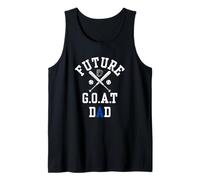Mens Future G.O.A.T Greatest of All Time Dad, Baseball Star Tank Top