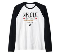 Mens Future Uncle Est 2026-1st Baby Pregnancy Reveal to Brother Raglan Baseball Tee