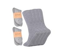 Mens Fuzzy Socks Thick Warm Non-slip Slipper Socks Winter Cozy Home Sock Hospital Sock with Grips