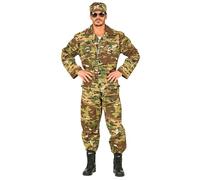 Mens G I Joe Costume Extra Large UK 46" for Military Army War Fancy Dress
