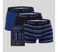 Men's Gant 3 Pack Multistriped Trunks in Blue