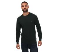 Men's Gant Cotton Pique Crew Neck Sweatshirt in Green