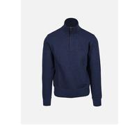 Men's Gant D1.sacker Rib Half Zip Dark Jeans Blue Melange - Navy