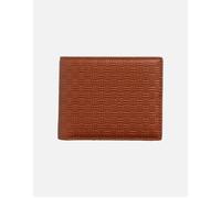 Men's Gant Mens Leather Signature Weave Wallet Tan - Brown - Size: ONE