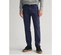 Men's GANT Mens Regular Desert Jeans - Navy - Size: 34/30