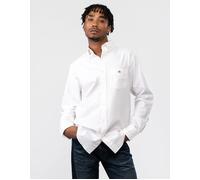 Gant Mens Regular Fit Long Sleeve Oxford Banker Stripe Shirt - Pink - Size X-Large