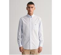 GANT Mens Poplin Gingham Shirt Plumped Blue 3XL