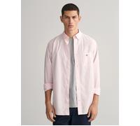 Men's GANT Mens Regular Fit Long Sleeve Poplin Shirt - Pink