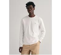 GANT Men's Reg Shield LS T-Shirt, Eggshell, XL
