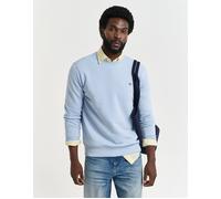 Men's GANT Mens Regular Fit Shield Logo Crew Neck Sweatshirt - Blue