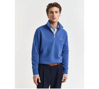 Men's GANT Mens Regular Fit Shield Logo Half Zip Sweatshirt - Blue - Size: 38/Regular