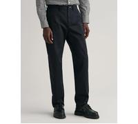 Gant for man. 1505222 Twill regular fit chino trousers black (34/32), Casual, Cotton