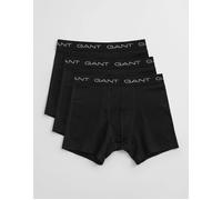 Men's GANT Mens Slim Fit Cotton Jersey Boxer Briefs 3-Pack - Black - Size: 35/34/32