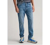 GANT Men's Slim Jeans, Mid Blue Worn in, 36 W/32 L