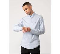 Gant Mens Slim Fit Long Sleeve Oxford Shirt - Blue - Size Medium