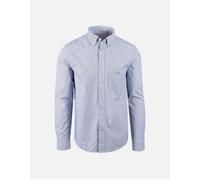 Men's Gant Reg Dobby Dot Stripe Shirt College Blue