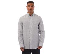 Men's Gant Regular Fit Striped Linen Shirt in White