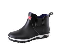 mens garden boots ankle boots for women water resistant rain boots lightweight waterproof lightweight work shoes outdoor work boots half height gardening boots, Black/White, 8 UK