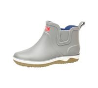 mens garden boots ankle boots for women water resistant rain boots lightweight waterproof lightweight work shoes outdoor work boots half height gardening boots, grey, 9.5 UK