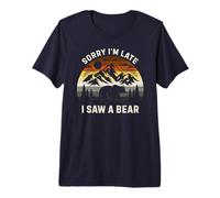 Mens Gay Bear Pride Retro Outdoor Funny Hiking Premium T-Shirt