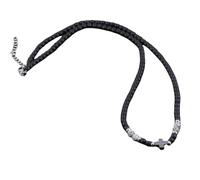 Men'S Gemstone Beaded Crystal Necklace Cross Pendant Necklace For Women Men Map Stone/Sodalite/Tiger Eye Rosary Beads Religious Jewelry Gifts Map Stone