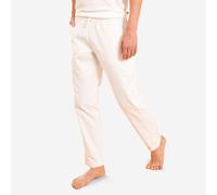 Men's Gentle Yoga Linen/cotton Woven Bottoms - White